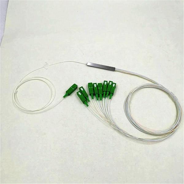 Good quality Steel tube type with sc apc 1x8 fiber optic splitter chip