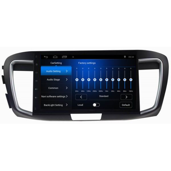 Ouchuangbo car video multimedia player android 8.1 for Honda Accord 9 (2.0 Low) with gps navigation  MP3 MP4 SWC