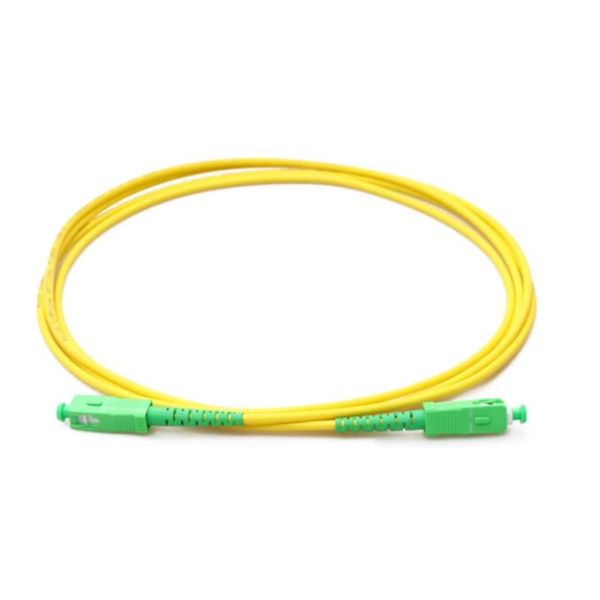 SM 9/125 duplex SC/APC Connector Fiber Optic Patch Cord
