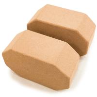 Blocos de cortiça antibacterianos octogonais para ioga para suporte de meditação de pilates OEM