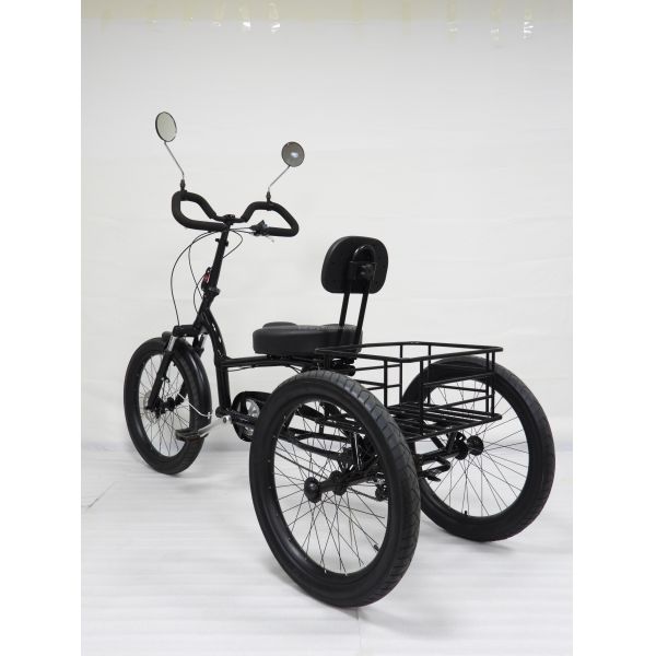 Высокоуглеродистая стальная рама 7-скоростной грузовой троллейбус с 24-дюймовыми толстыми колесами из алюминиевого сплава