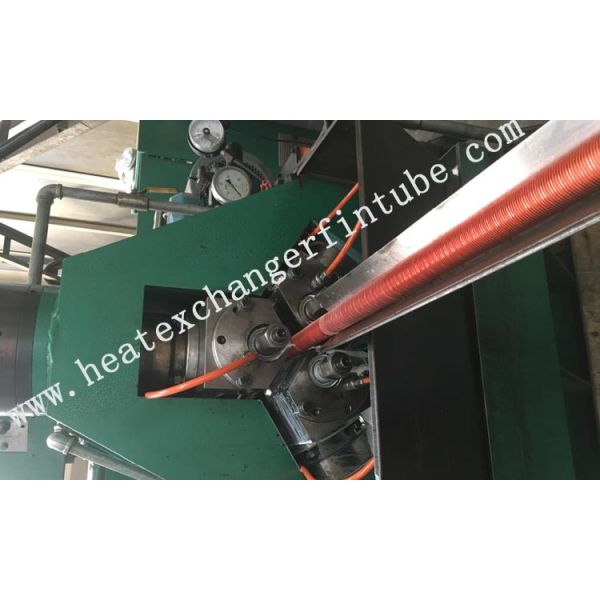 415V / 50HZ Extruded Fin Tube Machine , Tube OD 12mm ~ 50.8mm