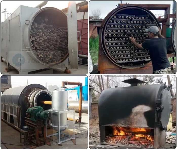 Оборудование для производства древесного угля