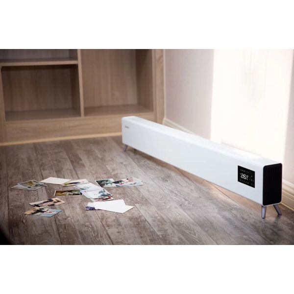 Smart Portable Electric Kickspace Heater , White Electric Room Heater For Household