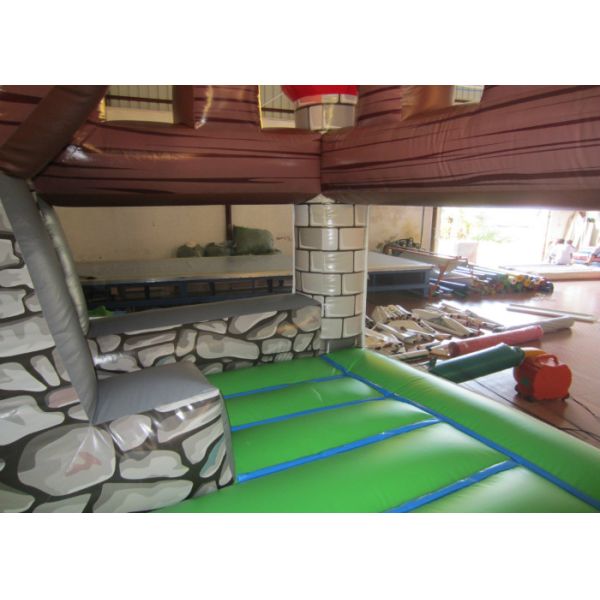 Indoor Playground Inflatable Fun City , Commercial Children Castle Bounce House