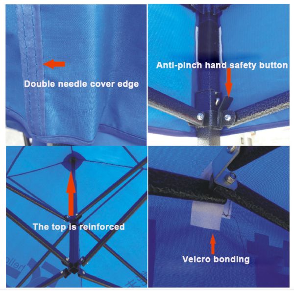 Customized Outdoor Car Shade Umbrella Oxford Fabric Advertising for Garden and Beach