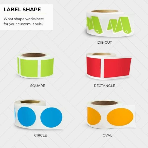 Custom Stickers Personalized Labels, Customized Stickers Image Logo And Text. Custom Stickers For Business Logo