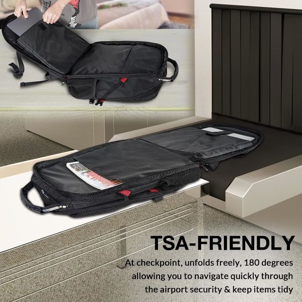 All Pass Waterproof College Bag Airline Approved Business Work Bag with USB Charging Port Backpack Travelling Bags