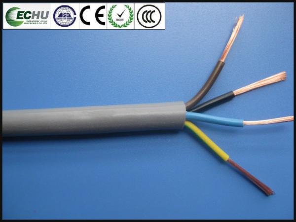 Soft Round  Cable for Electrical Apparatus RVV type with CE certificate in Grey Color