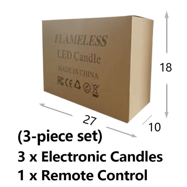 Manufacturer 10cm Real Wax Flameless LED Candles Battery Operated Pillar Remote Control Electric Flickering Candle by Piece