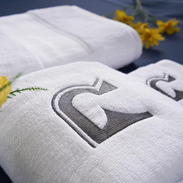 100% Cotton Terry Material Hotel Towel Set Ultra Soft For Gift Customized Size