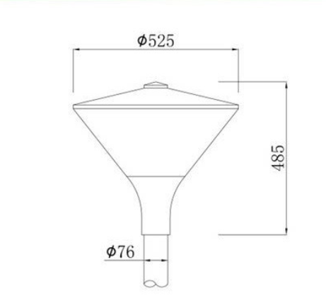 Alura Model UV PC Diffuser LED Ландшафтное освещение Алюминиевый корпус для промышленных зон
