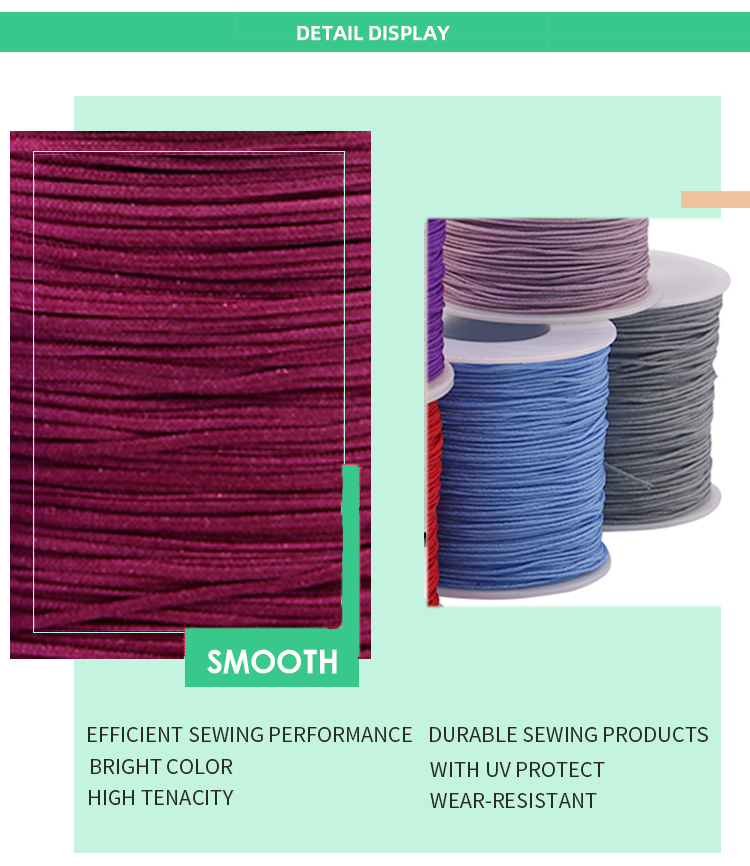 Восковая нить шнурная нить ремень ремень ожерелье веревка бусы для ювелирных изделий