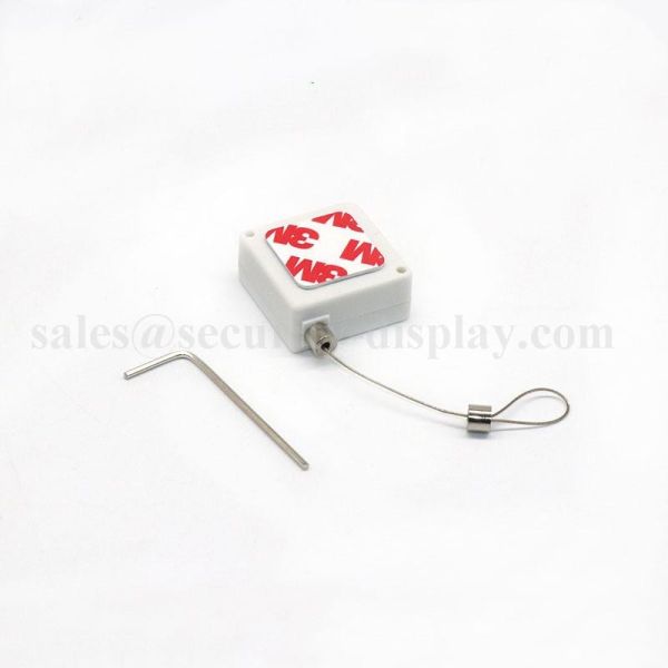 Anti Theft Recoiling Tether With Loop / Stop End / S Hole