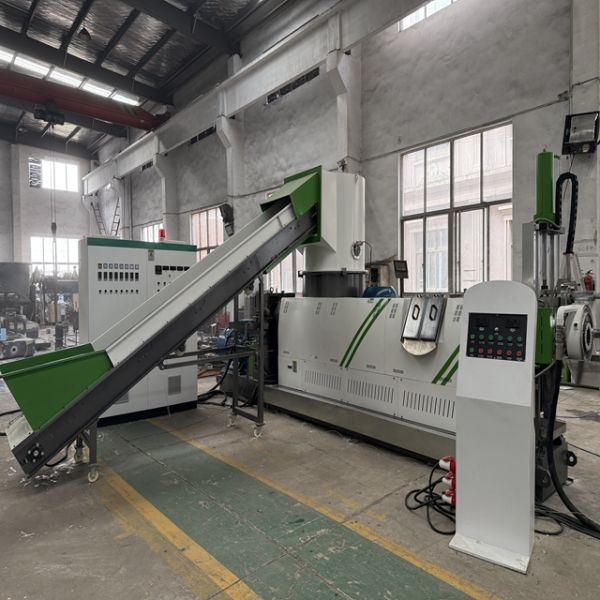 500Kg/H Capacity Plastic PE Film water ring Granulation Production Line With Pelletizer