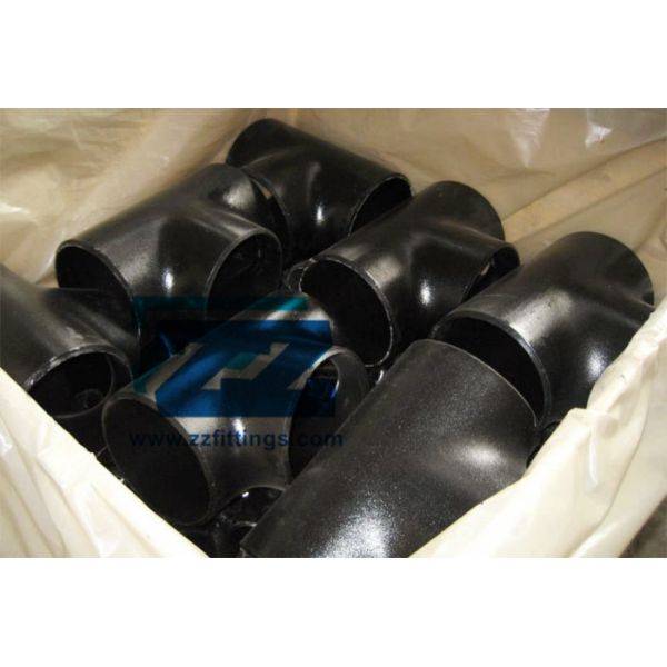 Carbon Steel Butt Weld Fittings Carbon Steel Butt Weld Pipe Fittings Black Color High Strength Round Shape
