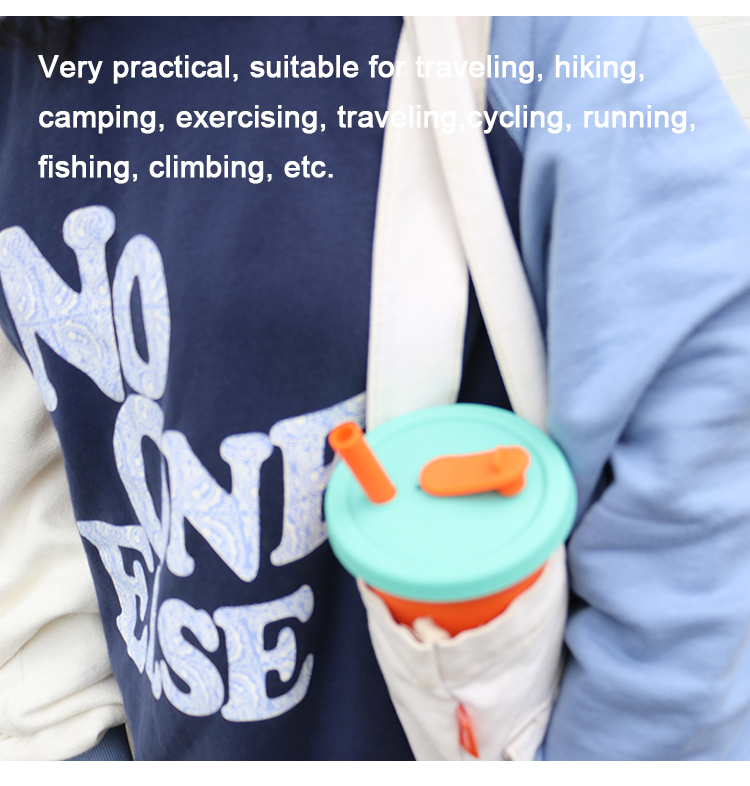 Чашка детей силикона горячего доказательства портативная для сока 300ml 350ml молока чая