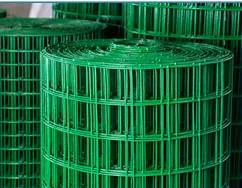 Green Bwg24 Anti Corrosive Plastic Coated Wire Mesh Square Hole