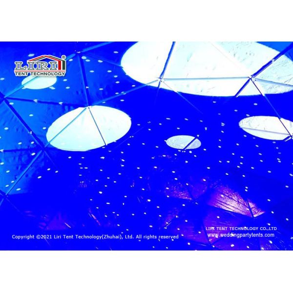 Diameter 11M Geodesic Dome Tents For 100 People Capacity Outdoor Party Events