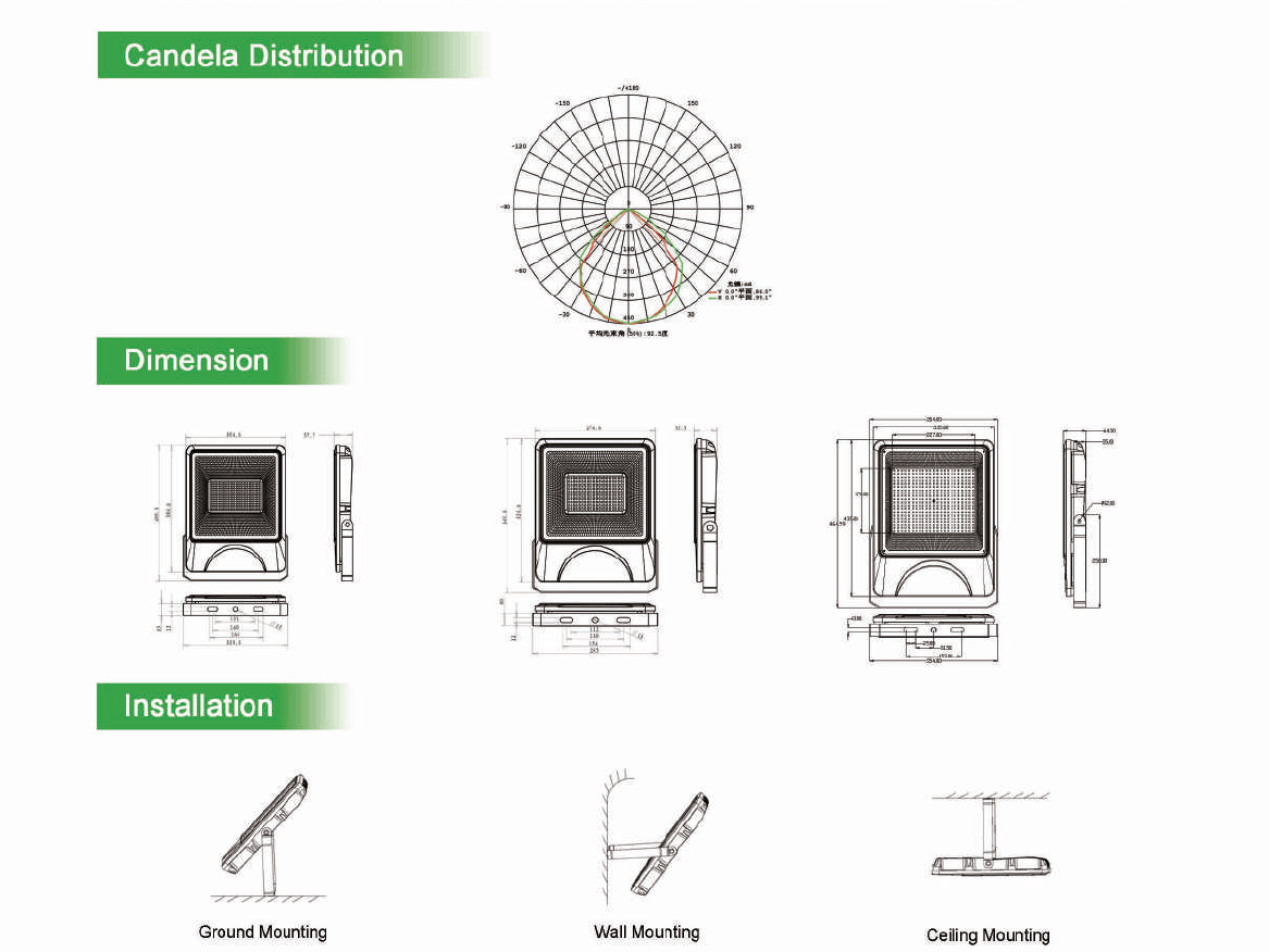 CESP CE ROHS CA FC EMC IP66 listed 20W  flood light Professional manufacturer