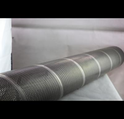 Stainless Steel Perforated Muffler Tubing 316L 409 Round Square Electro Polishing