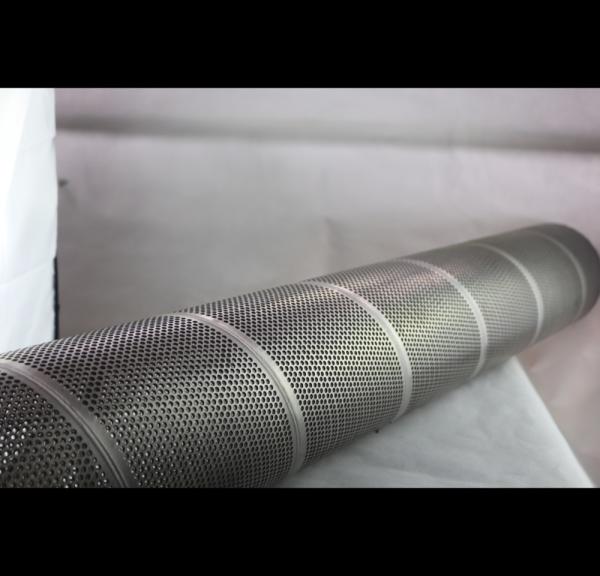 Stainless Steel Perforated Muffler Tubing 316L 409 Round Square Electro Polishing