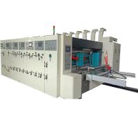 Caja acanalada llena del cartón de la fruta del PLC 2-12m m que imprime la máquina que ranura 250pcs/min