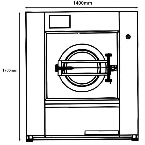 Fully Automatic Commercial Washing Machine (30kg), Industrial Washing Machine
