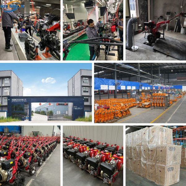 Multifunctional Gasoline Tiller 170F Engine Gasoline Cultivator