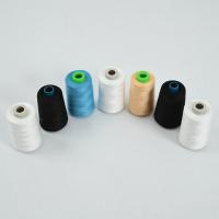 204 30s/2 403 fio de poliéster Yizheng branco de grande resistência da fibra 100 para a linha de costura
