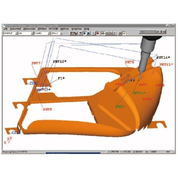 Rational DMIS 3D Measurement Software, 32/64-bit, with CAD Module and Graphical Display