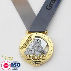 Carnival Personalized Race Medals Zinc Alloy Karnevalsorden Spinner With Lanyard