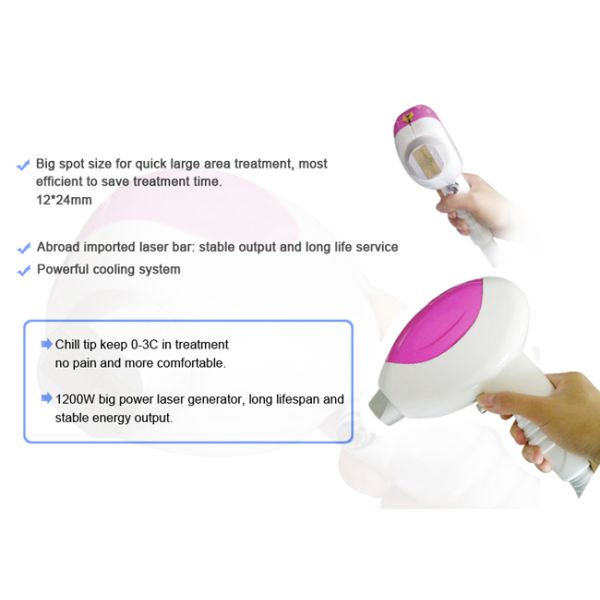 TUV Approved Laser Removal Equipment Alexandrite  For Women 2000W Peak Power