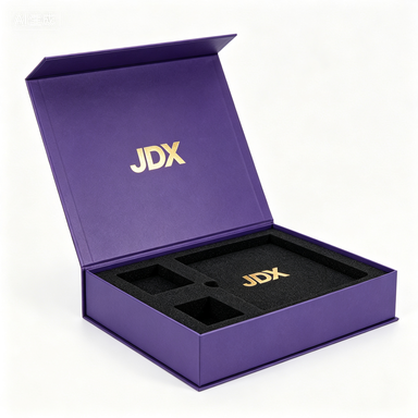 Luxury Custom Magnetic Book Shaped Gift Box Eco Friendly Full Color Printing