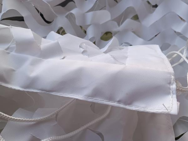 Heavy Duty Unbreakable Rope camouflage net Snow White Color Reversable No Glare Strong  Unbreakable White Rope