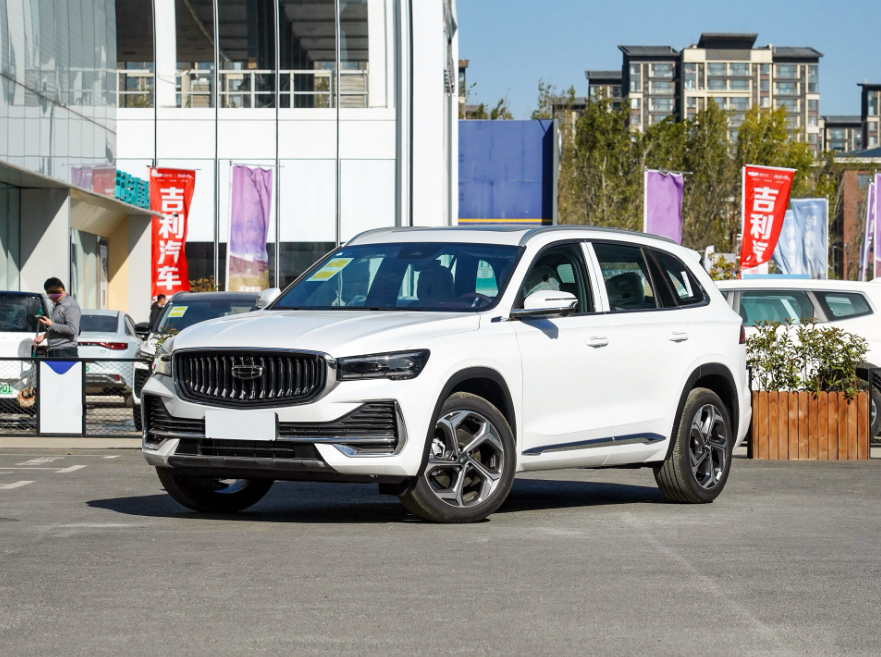 Geely Car Monjaro Xingyue L Flagship Fy11 4WD Sport Suv Car Hybrid Automóvil con disco delantero y sistema de freno de tambor trasero