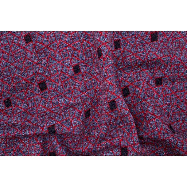 Anti Static Viscose Linen Blend Fabric 330gsm High End Weft Knitted Fabric