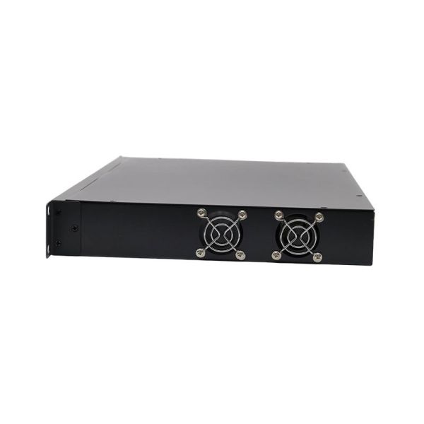 1U Rackmount Gigabit Ethernet Fiber Switch 16SFP 2RJ45 Copper to Fiber Media Converter