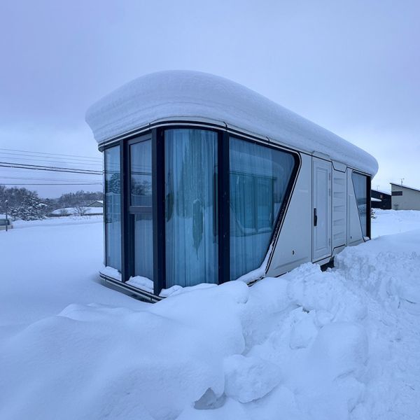Apple Capsule Mobile House Modern Modular Prefab Hotel Homestay