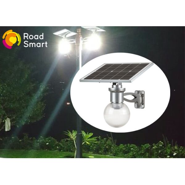 Integrated Solar LED Wall Light With Lithium Battery , 50000hrs Lifespan