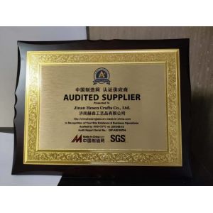 Jinan Hesen Crafts Co., Ltd. Сертификации