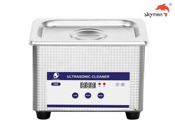 40KHz Industrial Ultrasonic Cleaner 0.8L 60W For Contact Lens / Glass Shaver