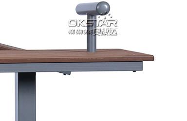 outdoor fitness equipment garden sit up bench for body building