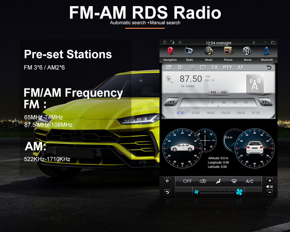 10.4 дюймовый сенсорный экран для 2008-2012 Toyota Corolla Мультимедийный проигрыватель Android GPS навигация Беспроводная Carplay