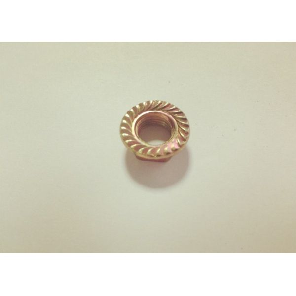 M10 Carbon Steel  Color Zinc Plated Hex Serrated  Flange nuts