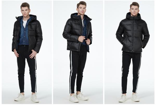 Eco Feather Mens Down Coat Oilproof Casual Winter Mens Jackets