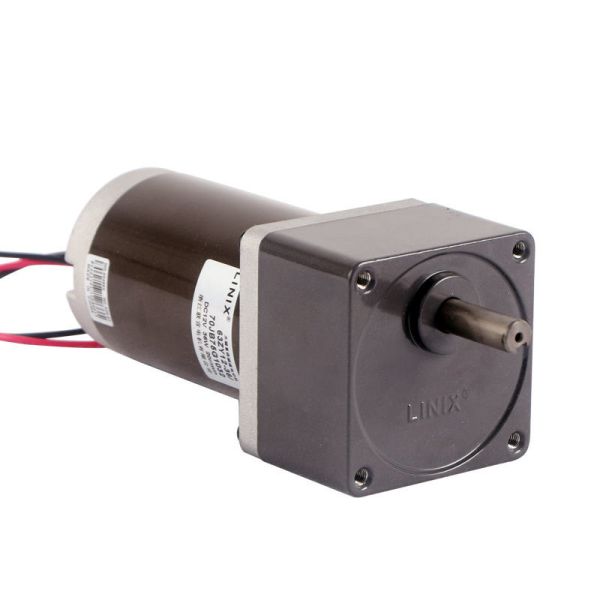 12V Single Phase Totally Enclosed Low Rpm Dc Servo Motor with 65% and Output Power 36W