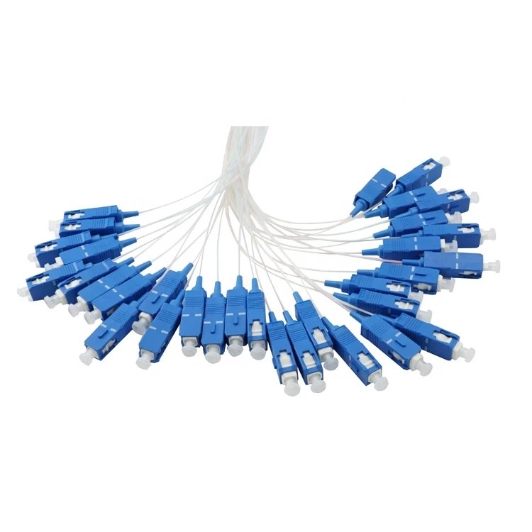 1x8 1 1*32 1*64 FTTH PLC Steel Tube Splitter SC UPC 0,9 мм ПЛК с оптическими волокнами