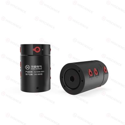 Custom Pneumatic Rotary Joints 4 Circuits G1/8 Port 0-200RPM Roating Speed