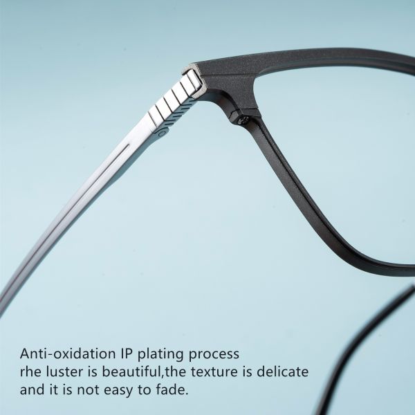 Магнитные чистые титановые алюминиевые очки Мода портативные очки